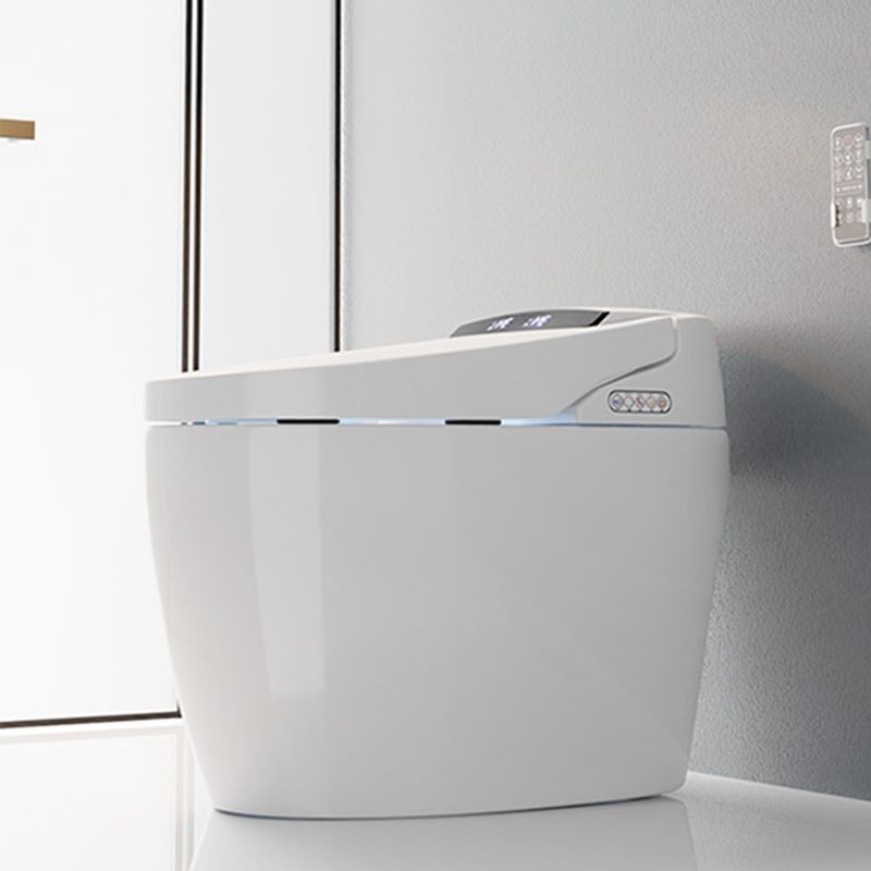 White Heated Seat Bidet Floor Standing Bidet Smart Toilet with Quiet-Close Clearhalo 'Bathroom Remodel & Bathroom Fixtures' 'Bidets' 'Home Improvement' 'home_improvement' 'home_improvement_bidets' 'Toilets & Bidets' 1200x1200_95746587-ef73-482a-85b9-09da364ab6a8