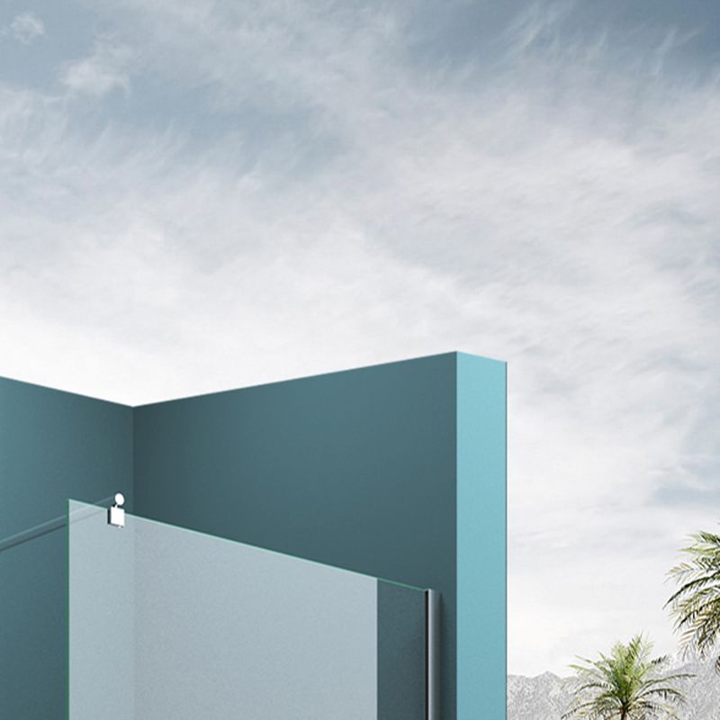 Clear Tempered Fixed Glass Panel Frameless Scratch Resistant Fixed Glass Panel Clearhalo 'Bathroom Remodel & Bathroom Fixtures' 'Home Improvement' 'home_improvement' 'home_improvement_shower_tub_doors' 'Shower and Tub Doors' 'shower_tub_doors' 'Showers & Bathtubs' 1200x1200_95749feb-2715-4bd9-a33b-aab87fc74ab5