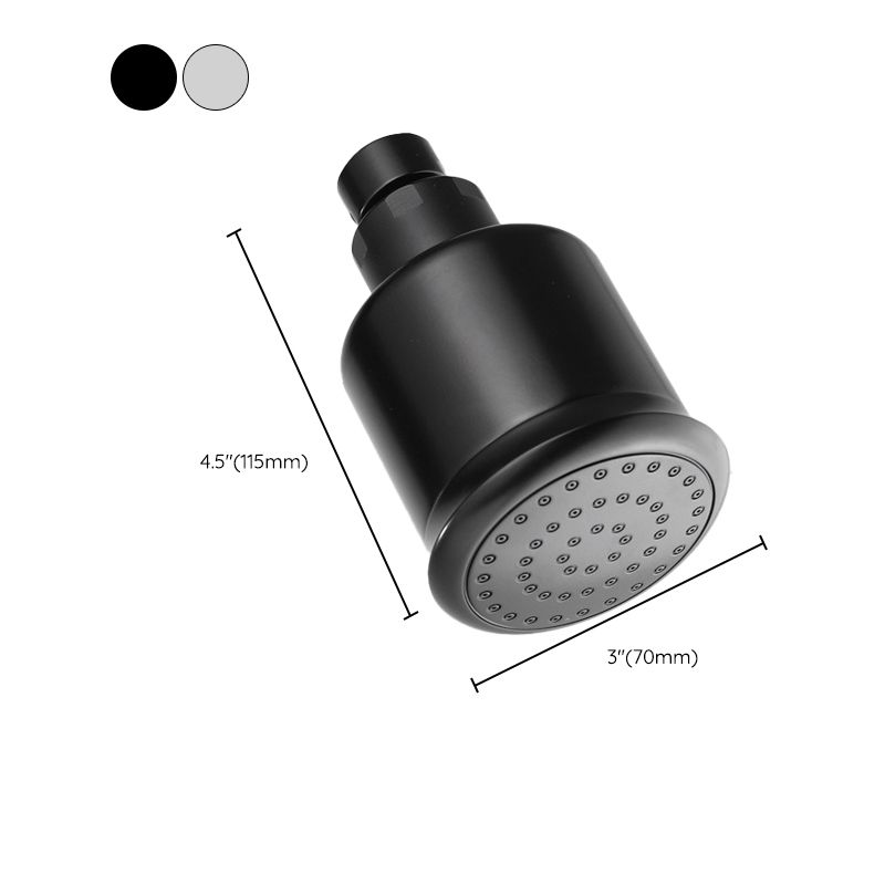 Round Stainless Steel Showerhead in Silver Wall-Mount Showerhead Clearhalo 'Bathroom Remodel & Bathroom Fixtures' 'Home Improvement' 'home_improvement' 'home_improvement_shower_heads' 'Shower Heads' 'shower_heads' 'Showers & Bathtubs Plumbing' 'Showers & Bathtubs' 1200x1200_95819925-da27-47bf-9d99-9d8194b39387