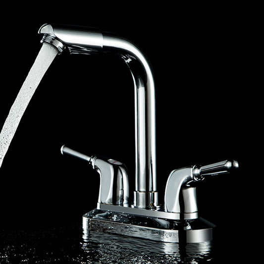 2 Handle Modern Vessel Sink Faucet Swivel Spout Bathroom Faucet Clearhalo 'Bathroom Remodel & Bathroom Fixtures' 'Bathroom Sink Faucets' 'Bathroom Sinks & Faucet Components' 'bathroom_sink_faucets' 'Home Improvement' 'home_improvement' 'home_improvement_bathroom_sink_faucets' 1200x1200_95a7b00f-c2cf-42ca-a5a1-1fa1c509b19b
