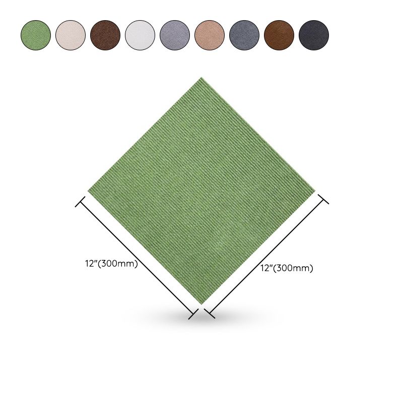Carpet Tile Non-Skid Fade Resistant Solid Color Self-Stick Carpet Tiles Living Room Clearhalo 'Carpet Tiles & Carpet Squares' 'carpet_tiles_carpet_squares' 'Flooring 'Home Improvement' 'home_improvement' 'home_improvement_carpet_tiles_carpet_squares' Walls and Ceiling' 1200x1200_95b51a37-d66e-4669-9171-6a68ae2fafd5