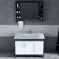 Floor Mount Modern Bathroom Vanity Blue Single-Sink Rectangular Vanity Set Clearhalo 'Bathroom Remodel & Bathroom Fixtures' 'Bathroom Vanities' 'bathroom_vanities' 'Home Improvement' 'home_improvement' 'home_improvement_bathroom_vanities' 1200x1200_95b5d9b8-65ae-467b-8af3-dfdbe8413cb2