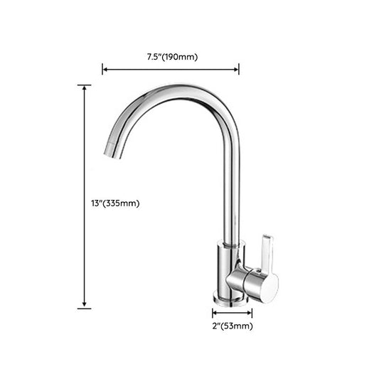 Modern Bridge Faucet Stainless Steel with Handles and Supply Lines Kitchen Sink Faucet Clearhalo 'Home Improvement' 'home_improvement' 'home_improvement_kitchen_faucets' 'Kitchen Faucets' 'Kitchen Remodel & Kitchen Fixtures' 'Kitchen Sinks & Faucet Components' 'kitchen_faucets' 1200x1200_95edf28c-a124-40fd-a689-a151a8bc8af0