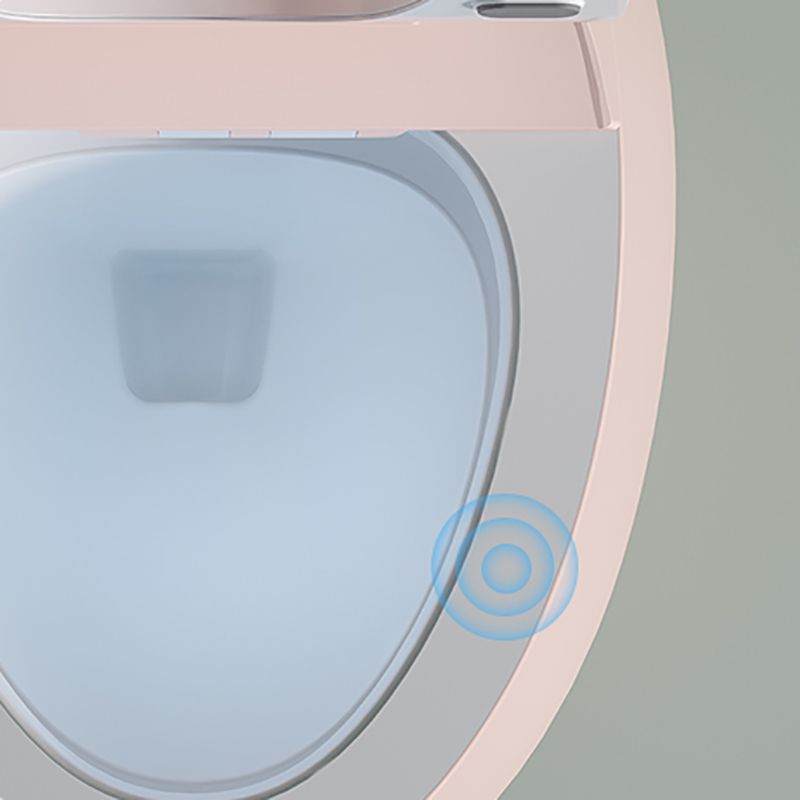 Round Smart Toilet Stain Resistant Deodorizing Floor Mount Bidet Clearhalo 'Bathroom Remodel & Bathroom Fixtures' 'Bidets' 'Home Improvement' 'home_improvement' 'home_improvement_bidets' 'Toilets & Bidets' 1200x1200_96036d66-d614-44e4-b890-8c6be523789d