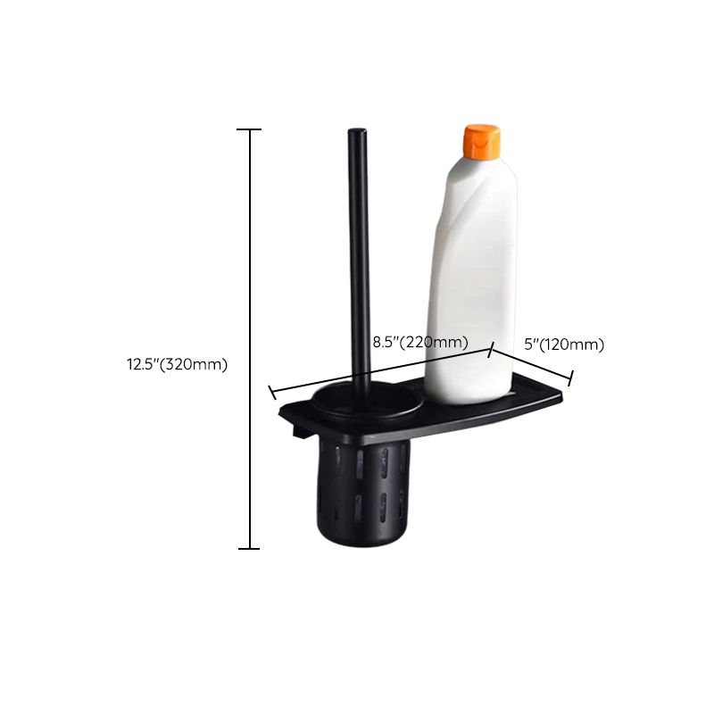 Modern Bathroom Accessory Kit Black Soap Dish Bath Shelf Bathroom Set Clearhalo 'Bathroom Hardware Sets' 'Bathroom Hardware' 'Bathroom Remodel & Bathroom Fixtures' 'bathroom_hardware_sets' 'Home Improvement' 'home_improvement' 'home_improvement_bathroom_hardware_sets' 1200x1200_960ee1b9-80c6-4b6e-b543-428a2ba6f03f