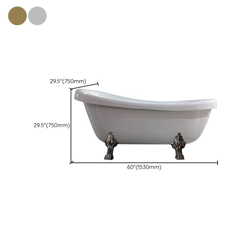 Freestanding Soaking Bath Antique Finish Modern Oval Bath Tub Clearhalo 'Bathroom Remodel & Bathroom Fixtures' 'Bathtubs' 'Home Improvement' 'home_improvement' 'home_improvement_bathtubs' 'Showers & Bathtubs' 1200x1200_9630a795-0cf7-4ee4-a821-092374d0ecd2