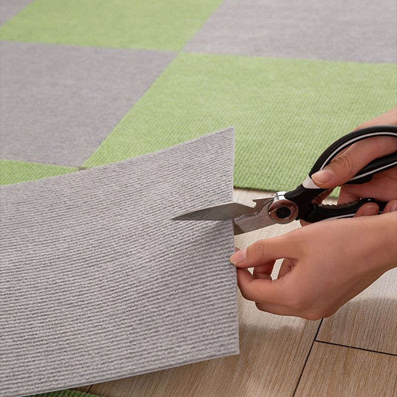 Carpet Tile Fade Resistant Solid Color Self-Stick Carpet Tiles Living Room Clearhalo 'Carpet Tiles & Carpet Squares' 'carpet_tiles_carpet_squares' 'Flooring 'Home Improvement' 'home_improvement' 'home_improvement_carpet_tiles_carpet_squares' Walls and Ceiling' 1200x1200_9638bb06-4a65-4dd7-9a7d-5f4ec0179027