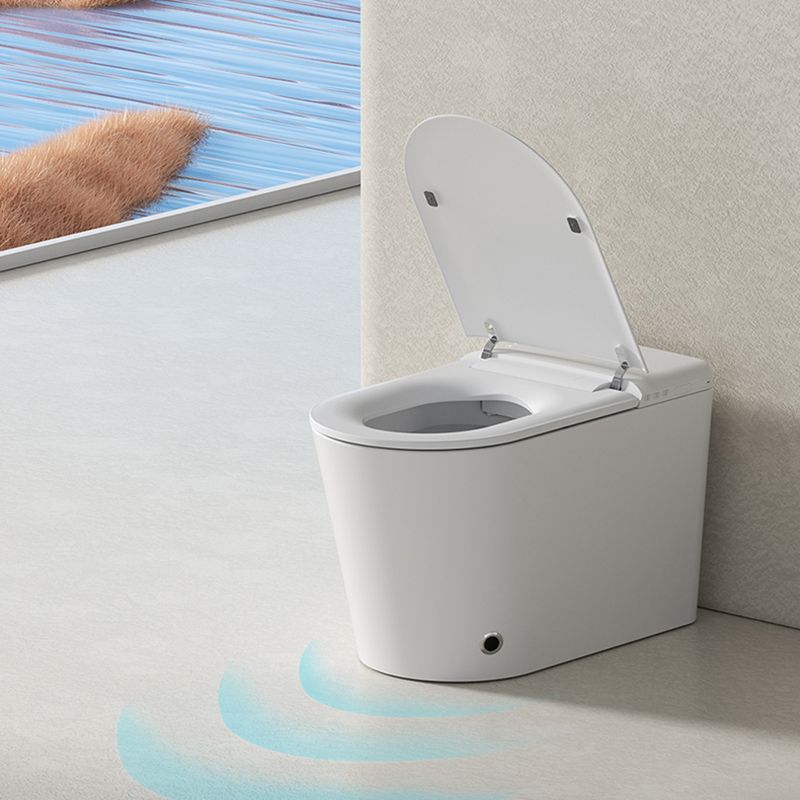 Elongated Ceramic Floor Standing Bidet in White with Heated Seat Clearhalo 'Bathroom Remodel & Bathroom Fixtures' 'Bidets' 'Home Improvement' 'home_improvement' 'home_improvement_bidets' 'Toilets & Bidets' 1200x1200_963cf87f-31ef-4a50-8379-f92cbdbfcd9e