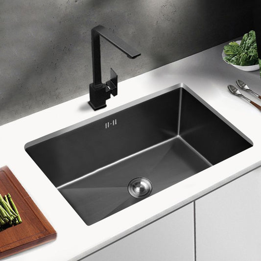 Classic Kitchen Sink Stainless Steel Black Workstation Sink with Faucet Clearhalo 'Home Improvement' 'home_improvement' 'home_improvement_kitchen_sinks' 'Kitchen Remodel & Kitchen Fixtures' 'Kitchen Sinks & Faucet Components' 'Kitchen Sinks' 'kitchen_sinks' 1200x1200_964a700b-afe7-4bc9-abc4-87e09d606c3c
