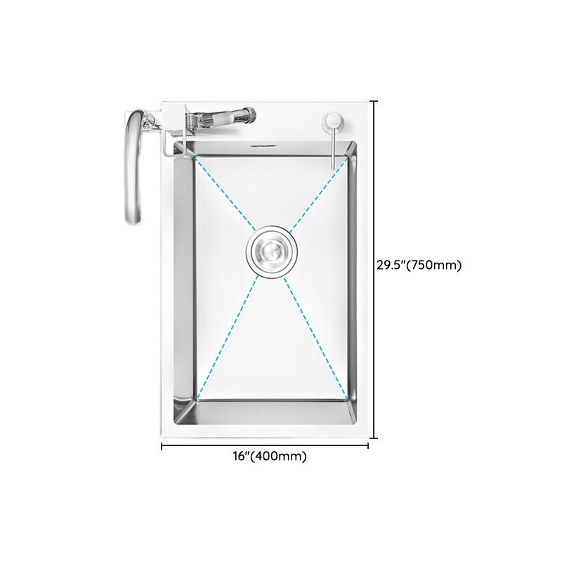 Contemporary Style Kitchen Sink Soundproof Design Kitchen Sink with Overflow Hole Clearhalo 'Home Improvement' 'home_improvement' 'home_improvement_kitchen_sinks' 'Kitchen Remodel & Kitchen Fixtures' 'Kitchen Sinks & Faucet Components' 'Kitchen Sinks' 'kitchen_sinks' 1200x1200_9672fa9c-62c9-4a34-a244-630210ef58f1