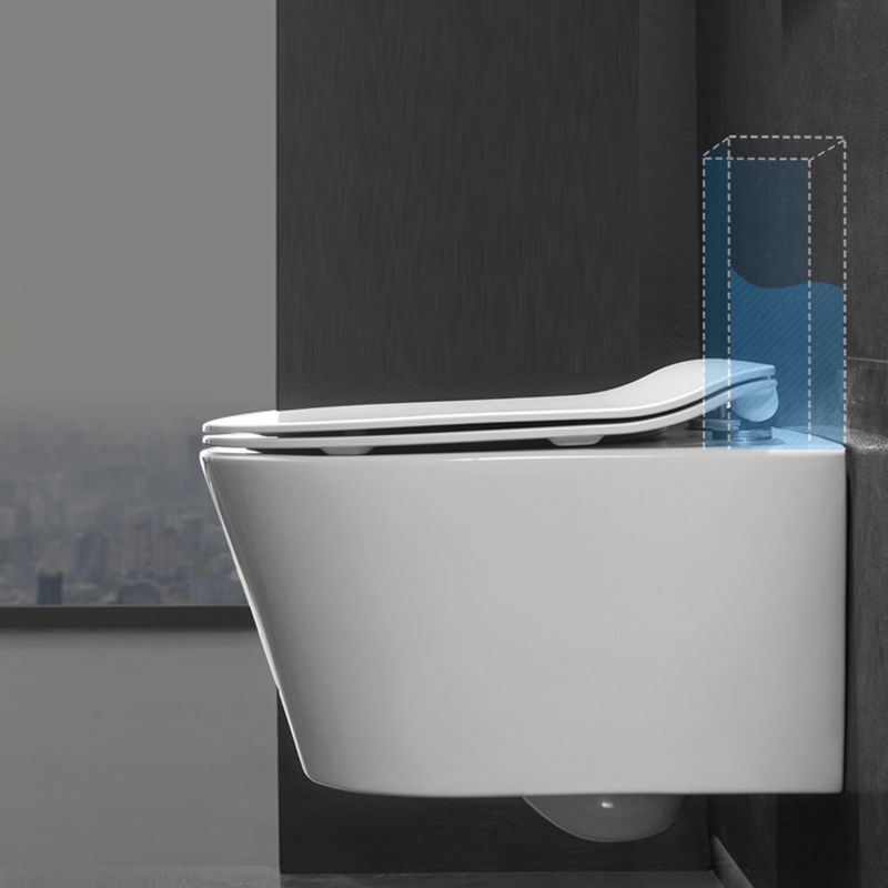 Modern Ceramic Flush Toilet Wall Mount White Toilet Bowl for Washroom Clearhalo 'Bathroom Remodel & Bathroom Fixtures' 'Home Improvement' 'home_improvement' 'home_improvement_toilets' 'Toilets & Bidets' 'Toilets' 1200x1200_96a9f48b-c4fd-4ed3-a4f7-3c6a3f070aa0