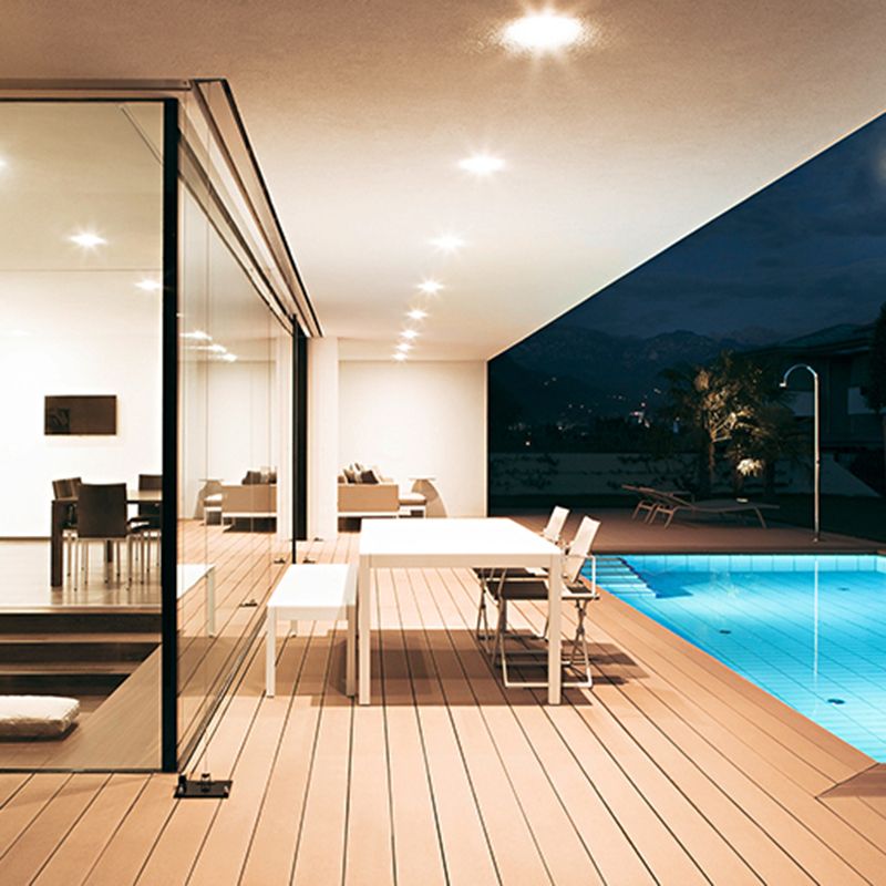 Wire Brushed Floor Tile Click Lock Engineered Wood for Patio Garden Clearhalo 'Flooring 'Hardwood Flooring' 'hardwood_flooring' 'Home Improvement' 'home_improvement' 'home_improvement_hardwood_flooring' Walls and Ceiling' 1200x1200_96c65a48-6d94-4a22-be86-58605bd782e4