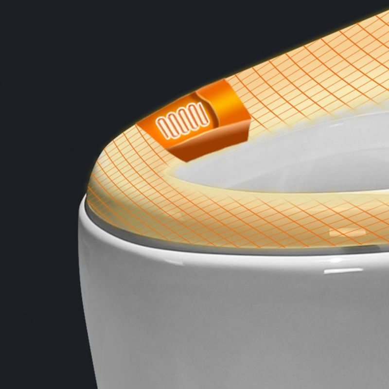 Elongated White Floor Standing Bidet with Heated Seat Contemporary Bidet Clearhalo 'Bathroom Remodel & Bathroom Fixtures' 'Bidets' 'Home Improvement' 'home_improvement' 'home_improvement_bidets' 'Toilets & Bidets' 1200x1200_96cf5764-b48f-462e-81ab-7cd95b116b01