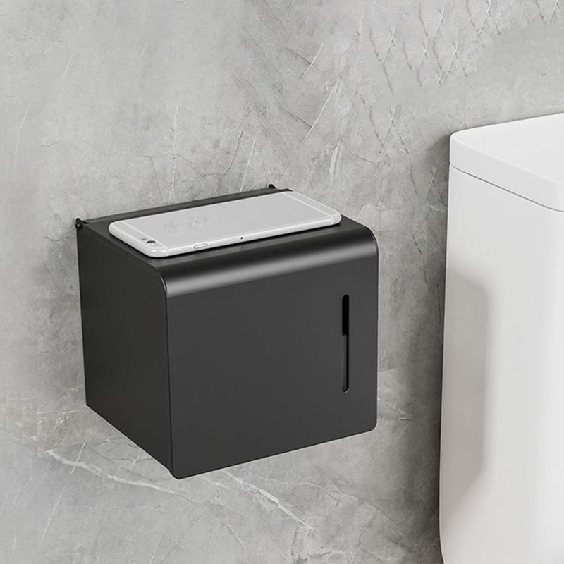 7-Piece Modern Bathroom Accessory Set Matte Black Bathroom Set with Towel Bar/Bath Shelf Clearhalo 'Bathroom Hardware Sets' 'Bathroom Hardware' 'Bathroom Remodel & Bathroom Fixtures' 'bathroom_hardware_sets' 'Home Improvement' 'home_improvement' 'home_improvement_bathroom_hardware_sets' 1200x1200_96df2a47-2d37-4fea-bb7a-09c4b211542e