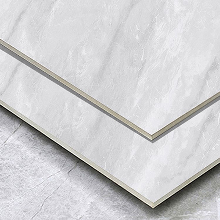 Modern Polished Porcelain Tile Marble Patterned Square Wall Tile Clearhalo 'Floor Tiles & Wall Tiles' 'floor_tiles_wall_tiles' 'Flooring 'Home Improvement' 'home_improvement' 'home_improvement_floor_tiles_wall_tiles' Walls and Ceiling' 1200x1200_96f80e6d-488e-4a3e-bf00-13391e67a374
