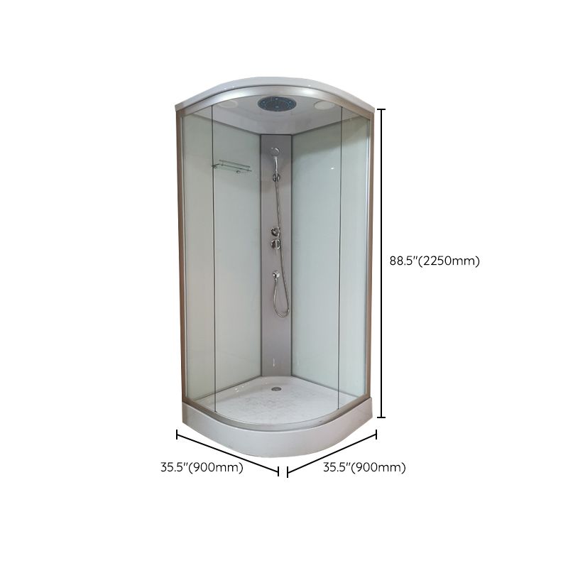 Shower Stall Faucet Shower Head Polish Rectangular Shower Stall Clearhalo 'Bathroom Remodel & Bathroom Fixtures' 'Home Improvement' 'home_improvement' 'home_improvement_shower_stalls_enclosures' 'Shower Stalls & Enclosures' 'shower_stalls_enclosures' 'Showers & Bathtubs' 1200x1200_96fb4c9f-825e-4fec-ab24-bd4394d6eb77