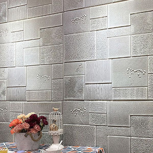 Modern Style Wall Plank 3D Print Bathroom Living Room Wall Panels Set of 40 Clearhalo 'Flooring 'Home Improvement' 'home_improvement' 'home_improvement_wall_paneling' 'Wall Paneling' 'wall_paneling' 'Walls & Ceilings' Walls and Ceiling' 1200x1200_9755a73c-ea2b-4c32-b528-b8b9c6d00f2c