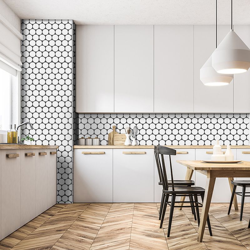 Modern Kitchen Backsplash Wallpaper Peel and Stick Single Tile Clearhalo 'Flooring 'Home Improvement' 'home_improvement' 'home_improvement_peel_stick_blacksplash' 'Peel & Stick Backsplash Tile' 'peel_stick_blacksplash' 'Walls & Ceilings' Walls and Ceiling' 1200x1200_9755cd63-aabf-446e-b18e-203ff1d1c0e7