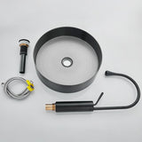 Modern Basin Sink Metal Round with Pop-Up Drain and Faucet Vessel Bathroom Sink Clearhalo 'Bathroom Remodel & Bathroom Fixtures' 'Bathroom Sinks & Faucet Components' 'Bathroom Sinks' 'bathroom_sink' 'Home Improvement' 'home_improvement' 'home_improvement_bathroom_sink' 1200x1200_975dcfae-5865-4da8-be18-559fc617e196