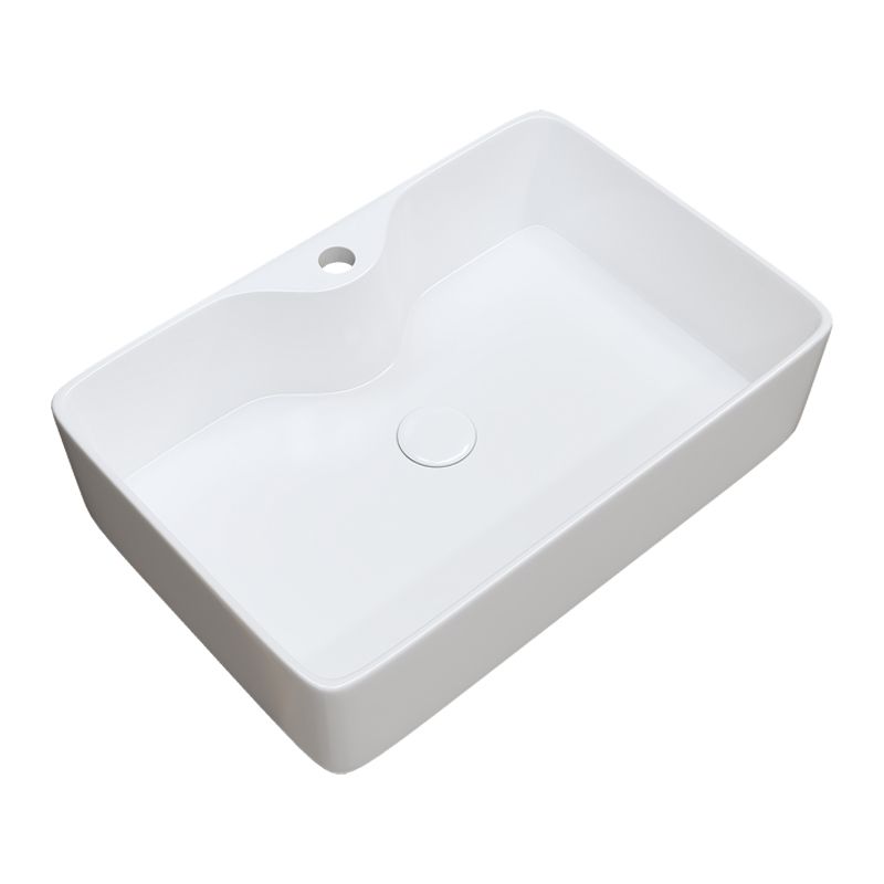 Fade Resistant Bath Sink White Rectangular Ceramic Faucet Vessel Bathroom Sink Clearhalo 'Bathroom Remodel & Bathroom Fixtures' 'Bathroom Sinks & Faucet Components' 'Bathroom Sinks' 'bathroom_sink' 'Home Improvement' 'home_improvement' 'home_improvement_bathroom_sink' 1200x1200_975e2092-87f3-4b85-a9c5-46567e3e0ba1