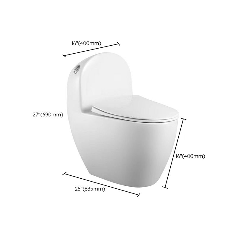 Traditional Toilet Bowl One Piece Toilet Floor Mounted Porcelain Toilet Clearhalo 'Bathroom Remodel & Bathroom Fixtures' 'Home Improvement' 'home_improvement' 'home_improvement_toilets' 'Toilets & Bidets' 'Toilets' 1200x1200_977287bb-bc50-4031-aabc-bb6c209b5e03