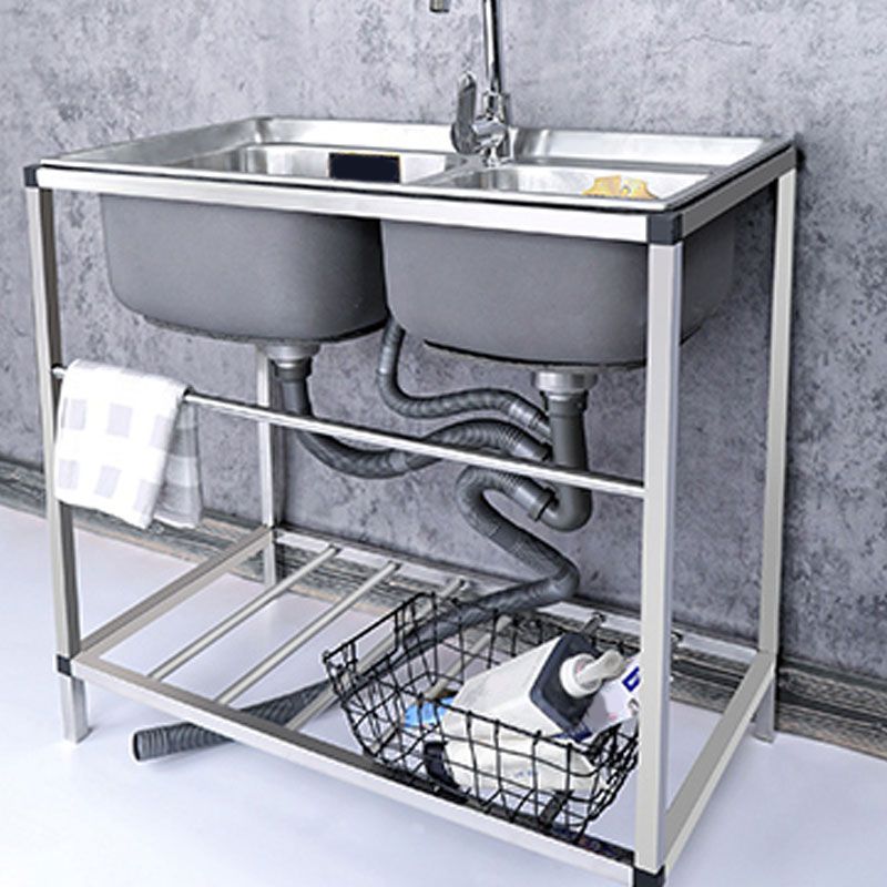 Modern Workstation Ledge Stainless Steel with Accessories and Faucet Kitchen Bar Sink Clearhalo 'Home Improvement' 'home_improvement' 'home_improvement_kitchen_sinks' 'Kitchen Remodel & Kitchen Fixtures' 'Kitchen Sinks & Faucet Components' 'Kitchen Sinks' 'kitchen_sinks' 1200x1200_9782733c-d2bf-43f8-9037-cb2595c6346f
