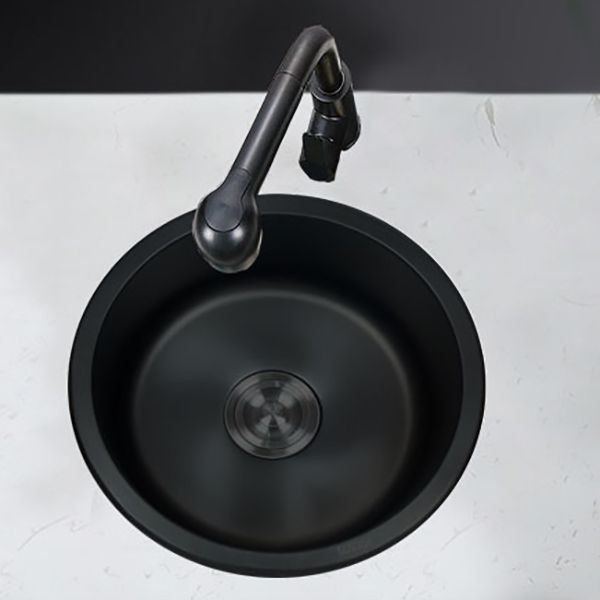 Contemporary Style Kitchen Sink Stainless Steel Round Drop-In Kitchen Sink Clearhalo 'Home Improvement' 'home_improvement' 'home_improvement_kitchen_sinks' 'Kitchen Remodel & Kitchen Fixtures' 'Kitchen Sinks & Faucet Components' 'Kitchen Sinks' 'kitchen_sinks' 1200x1200_9786fcdc-c8ed-4d17-87b1-e93745a73975