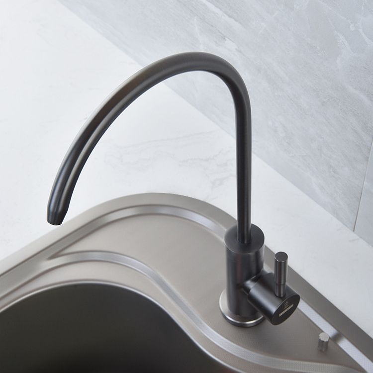 Pull Down 1-Hold Single Handle Kitchen Faucet High Arch Water Filler Clearhalo 'Home Improvement' 'home_improvement' 'home_improvement_kitchen_faucets' 'Kitchen Faucets' 'Kitchen Remodel & Kitchen Fixtures' 'Kitchen Sinks & Faucet Components' 'kitchen_faucets' 1200x1200_978e561f-ec7f-4cbf-ace7-4b5cecc674d3
