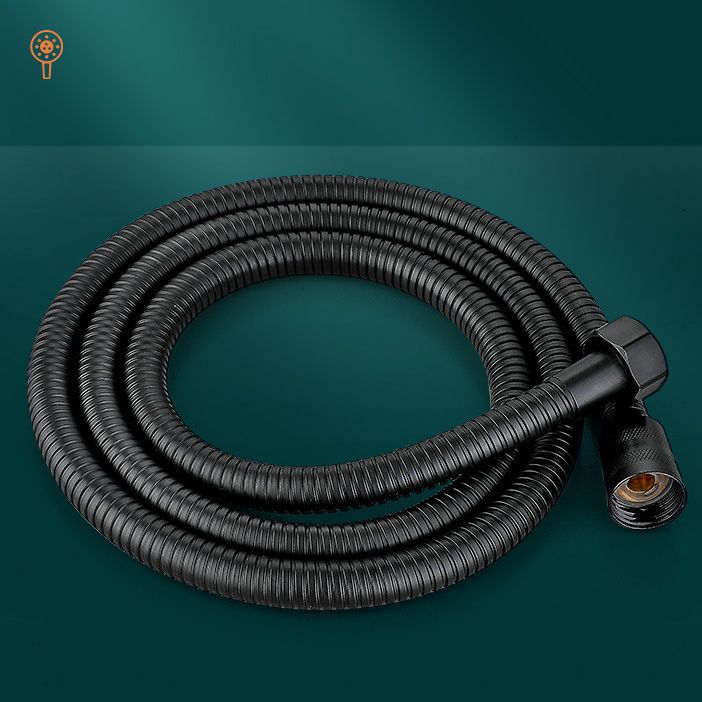 Classic Shower Head Adjustable Spray Pattern Round Shower Head in Black Clearhalo 'Bathroom Remodel & Bathroom Fixtures' 'Home Improvement' 'home_improvement' 'home_improvement_shower_heads' 'Shower Heads' 'shower_heads' 'Showers & Bathtubs Plumbing' 'Showers & Bathtubs' 1200x1200_978ebe87-2d2a-4bb0-8c27-1f592f95c570