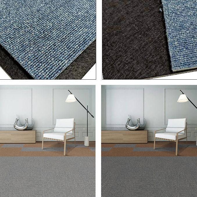 Carpet Tile Non-Skid Fade Resistant Solid Color Loose Lay Carpet Tiles Dining Room Clearhalo 'Carpet Tiles & Carpet Squares' 'carpet_tiles_carpet_squares' 'Flooring 'Home Improvement' 'home_improvement' 'home_improvement_carpet_tiles_carpet_squares' Walls and Ceiling' 1200x1200_9799e651-292d-4f83-b516-82c49f4b1e23