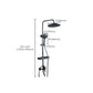 Black Shower Set Full Constant Temperature Copper Bathroom Lift Bath Booster Shower Head Clearhalo 'Bathroom Remodel & Bathroom Fixtures' 'Home Improvement' 'home_improvement' 'home_improvement_shower_faucets' 'Shower Faucets & Systems' 'shower_faucets' 'Showers & Bathtubs Plumbing' 'Showers & Bathtubs' 1200x1200_97b47014-b5f7-471a-9650-b7b89cb2186a