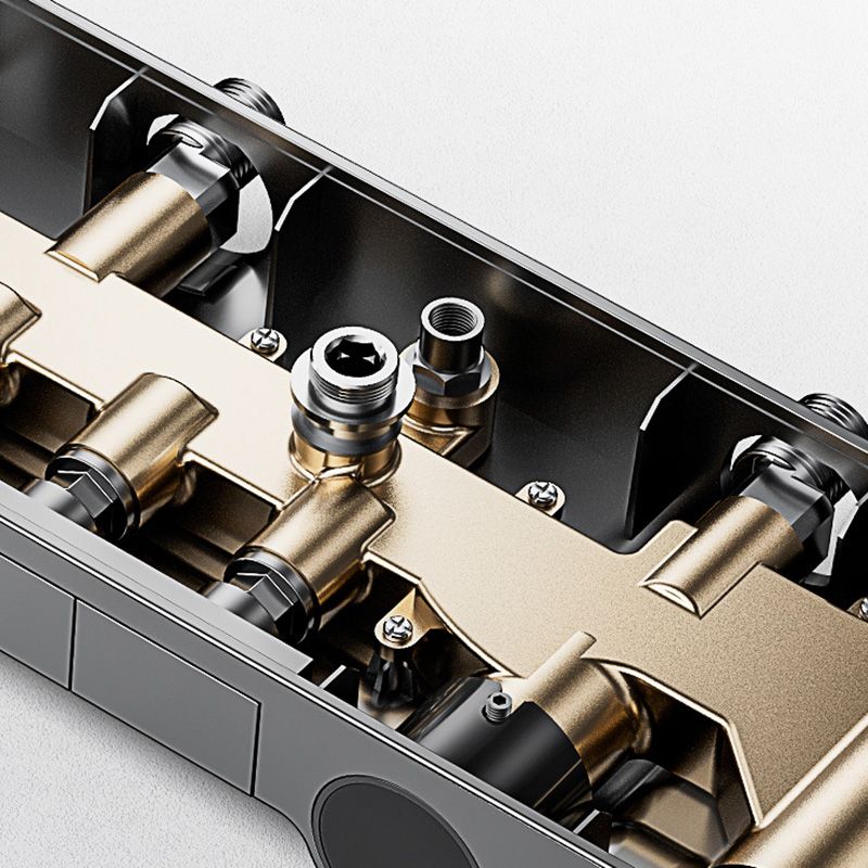 Modern Shower Set Slide Bar Handheld Shower Head Wall Mounted Shower System Clearhalo 'Bathroom Remodel & Bathroom Fixtures' 'Home Improvement' 'home_improvement' 'home_improvement_shower_faucets' 'Shower Faucets & Systems' 'shower_faucets' 'Showers & Bathtubs Plumbing' 'Showers & Bathtubs' 1200x1200_97ca3d0d-af5c-4b60-b014-2d78bb16b346