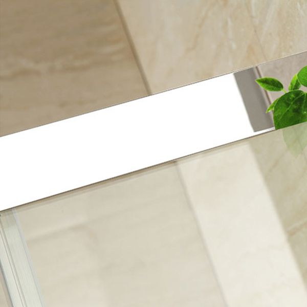 Rounded Tempered Glass Shower Enclosure with Shower Door Corner Shower Enclosure Clearhalo 'Bathroom Remodel & Bathroom Fixtures' 'Home Improvement' 'home_improvement' 'home_improvement_shower_stalls_enclosures' 'Shower Stalls & Enclosures' 'shower_stalls_enclosures' 'Showers & Bathtubs' 1200x1200_98150ca2-4a0f-4c54-b521-a33eb36ce748