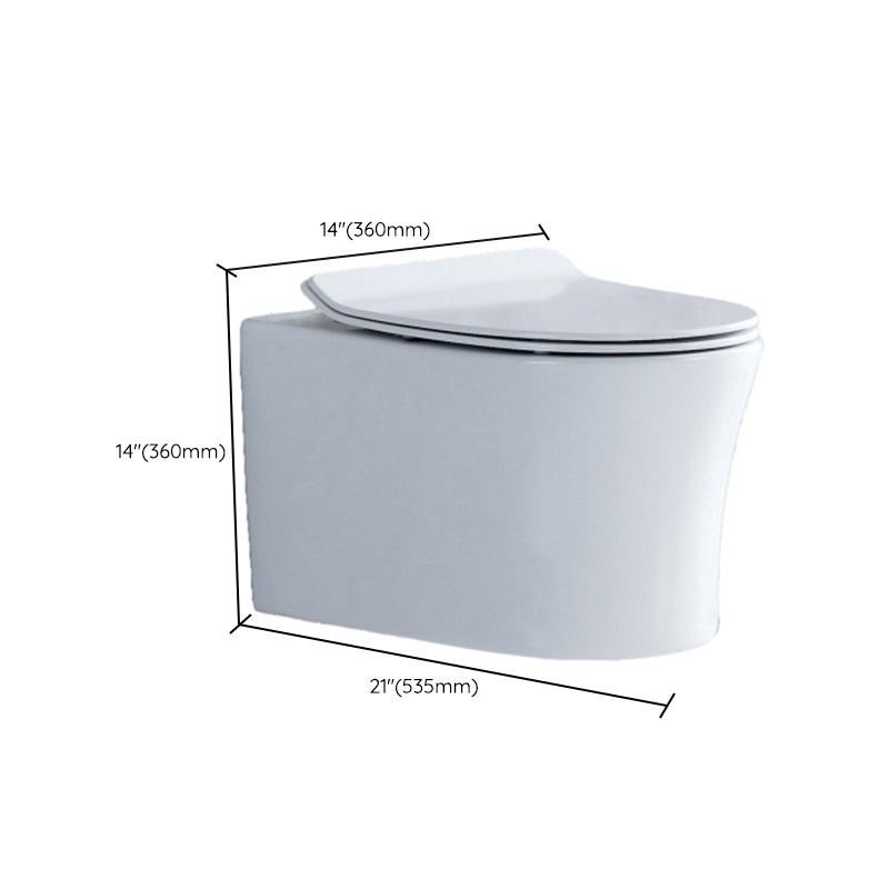 Contemporary All-In-One Flush Toilet Wall Mount Porcelain Toilet Clearhalo 'Bathroom Remodel & Bathroom Fixtures' 'Home Improvement' 'home_improvement' 'home_improvement_toilets' 'Toilets & Bidets' 'Toilets' 1200x1200_9830b5d2-1de3-46d4-8566-54e5d2a460e9