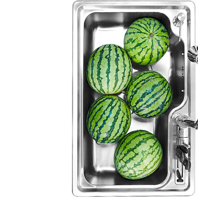 Modern Workstation Sink Stainless Steel with Drain Strainer Kit Kitchen Sink Clearhalo 'Home Improvement' 'home_improvement' 'home_improvement_kitchen_sinks' 'Kitchen Remodel & Kitchen Fixtures' 'Kitchen Sinks & Faucet Components' 'Kitchen Sinks' 'kitchen_sinks' 1200x1200_984372de-9cc6-48d3-9e0a-12e283424b5a