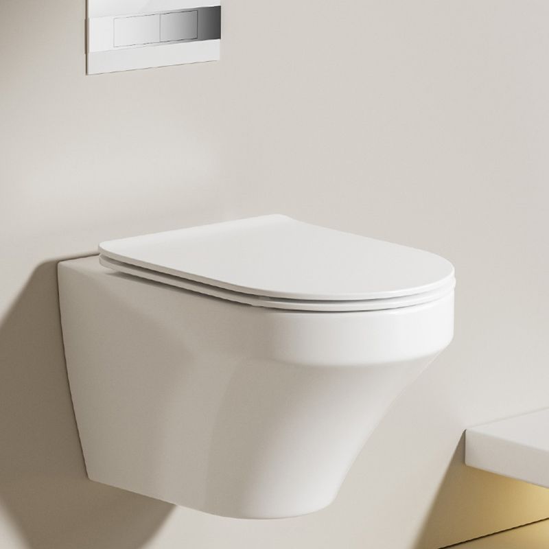 Modern White Ceramic Flush Toilet Wall Mount Toilet Bowl for Washroom Clearhalo 'Bathroom Remodel & Bathroom Fixtures' 'Home Improvement' 'home_improvement' 'home_improvement_toilets' 'Toilets & Bidets' 'Toilets' 1200x1200_984938cd-432b-4ba1-b620-66f0dd6a0a7a