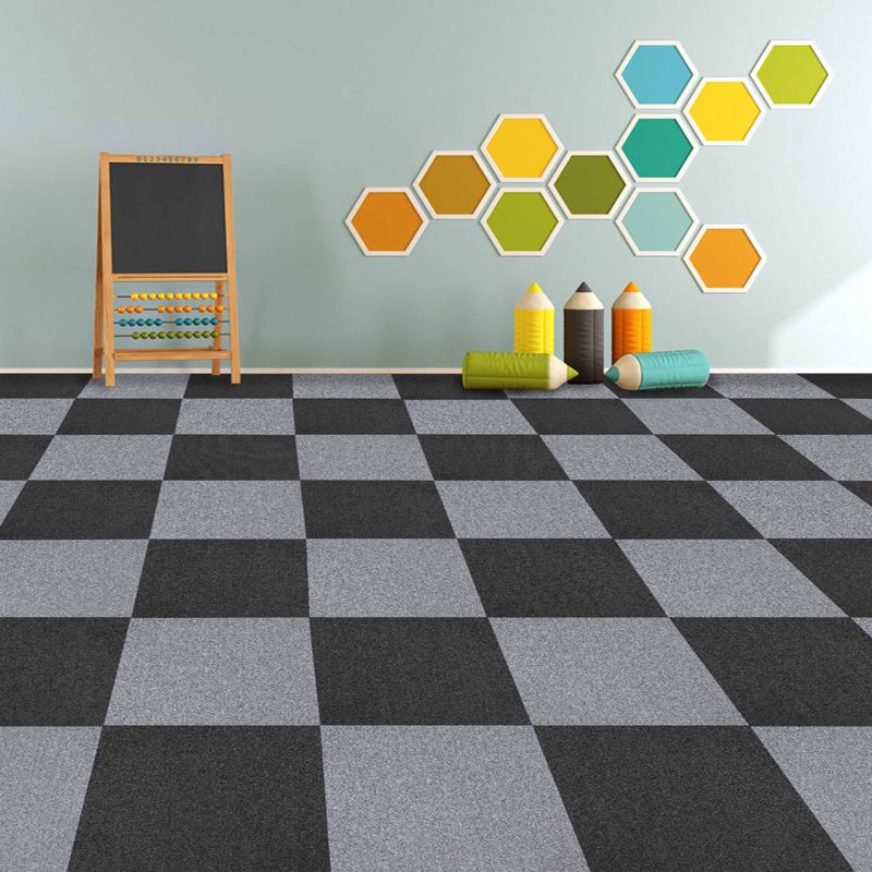 Carpet Tile Non-Skid Fade Resistant Geometry Self-Stick Peel and Stick Carpet Tiles Clearhalo 'Carpet Tiles & Carpet Squares' 'carpet_tiles_carpet_squares' 'Flooring 'Home Improvement' 'home_improvement' 'home_improvement_carpet_tiles_carpet_squares' Walls and Ceiling' 1200x1200_98594c99-b0cd-4e50-8ba0-3fa8d59144aa
