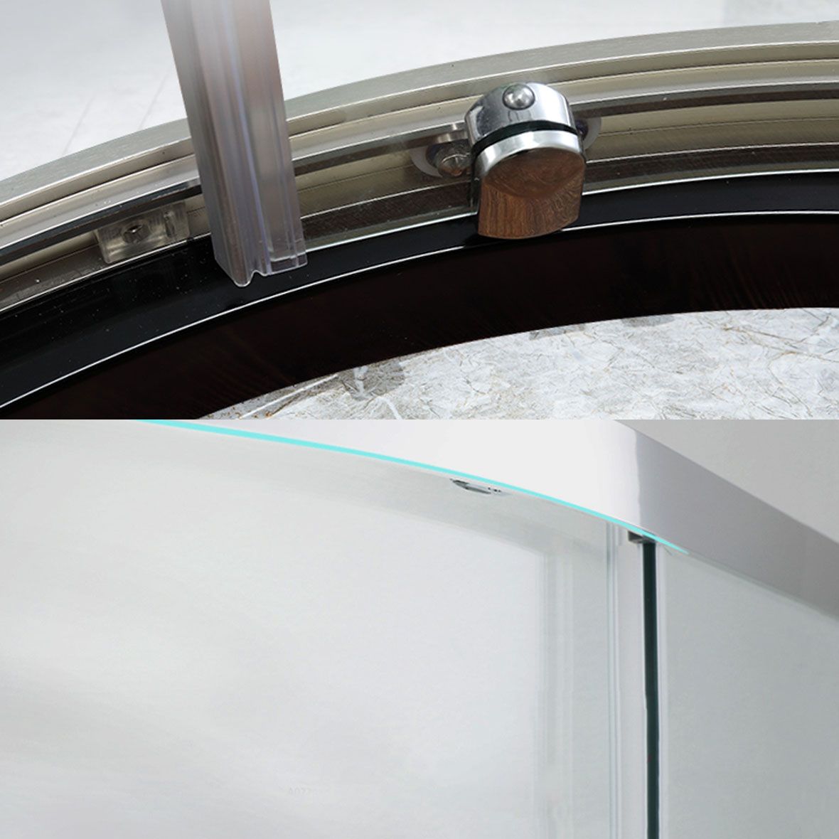 Bathroom Shower Enclosure Clear Glass Gray Corner Shower Stall Clearhalo 'Bathroom Remodel & Bathroom Fixtures' 'Home Improvement' 'home_improvement' 'home_improvement_shower_stalls_enclosures' 'Shower Stalls & Enclosures' 'shower_stalls_enclosures' 'Showers & Bathtubs' 1200x1200_9871d3f6-a7b9-4e8f-875b-d93fbc0464e9