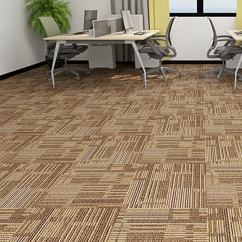 Modern Carpet Floor Tile Glue Down Level Loop Fire Resistant Carpet Tile Clearhalo 'Carpet Tiles & Carpet Squares' 'carpet_tiles_carpet_squares' 'Flooring 'Home Improvement' 'home_improvement' 'home_improvement_carpet_tiles_carpet_squares' Walls and Ceiling' 1200x1200_988b353b-4b41-4f4e-8e34-484767fd6bc6