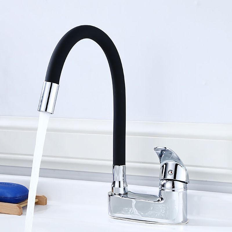 Modern Style Vessel Faucet Copper Single Handle High Arc Vessel Faucet Clearhalo 'Bathroom Remodel & Bathroom Fixtures' 'Bathroom Sink Faucets' 'Bathroom Sinks & Faucet Components' 'bathroom_sink_faucets' 'Home Improvement' 'home_improvement' 'home_improvement_bathroom_sink_faucets' 1200x1200_98a06d35-dfff-43d9-86d0-8306e6fd5fb3