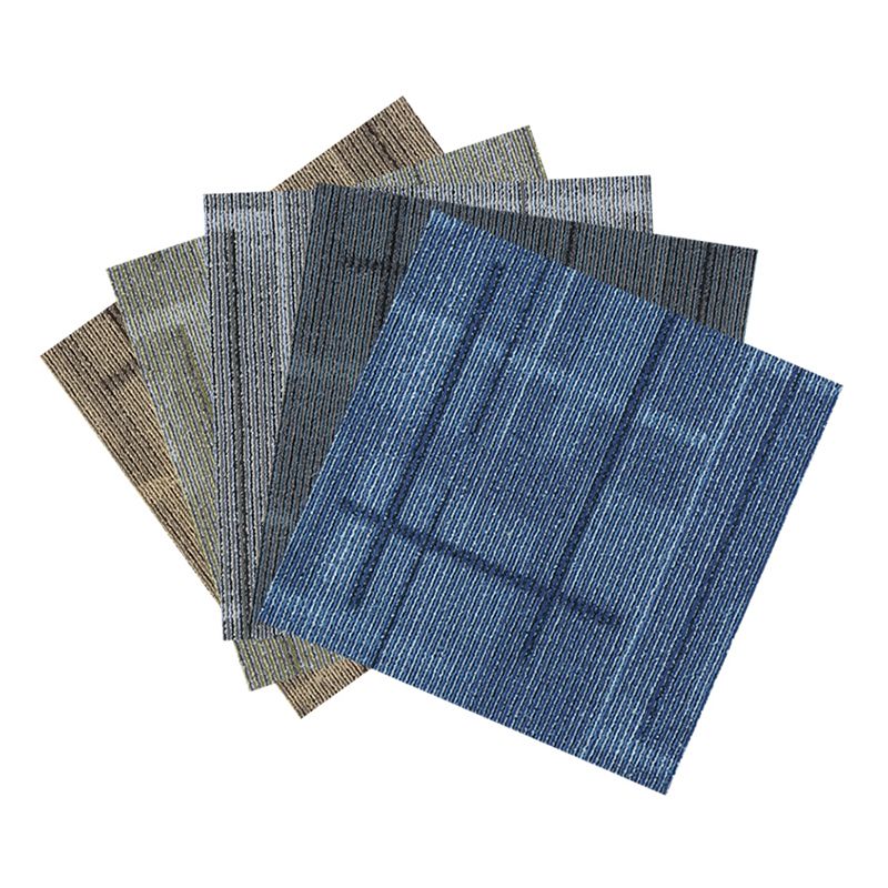 Indoor Level Loop Carpet Tile Dark Color Fade Resistant Loose Lay Carpet Tiles Clearhalo 'Carpet Tiles & Carpet Squares' 'carpet_tiles_carpet_squares' 'Flooring 'Home Improvement' 'home_improvement' 'home_improvement_carpet_tiles_carpet_squares' Walls and Ceiling' 1200x1200_98b70de5-2fe0-400f-9d1c-9f82fc4f8e01