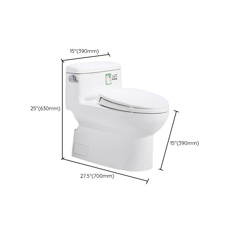 Traditional Ceramic Toilet Bowl One Piece Flush Toilet with Toilet Seat Clearhalo 'Bathroom Remodel & Bathroom Fixtures' 'Home Improvement' 'home_improvement' 'home_improvement_toilets' 'Toilets & Bidets' 'Toilets' 1200x1200_98b8925b-9d1a-407b-8949-171f4d05d26a