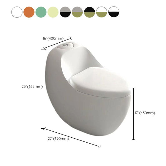 Modern One-Piece Flush Toilet Floor Mount Urine Toilet with Seat for Washroom Clearhalo 'Bathroom Remodel & Bathroom Fixtures' 'Home Improvement' 'home_improvement' 'home_improvement_toilets' 'Toilets & Bidets' 'Toilets' 1200x1200_98bbcefa-4a2a-4f03-8bd3-568731786d30