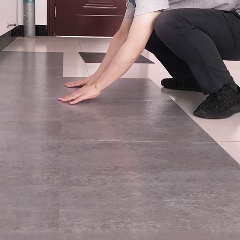 Modern Water Resistant Plastic Floor Fabric Look Square Edge Floor Tiles Clearhalo 'Flooring 'Home Improvement' 'home_improvement' 'home_improvement_vinyl_flooring' 'Vinyl Flooring' 'vinyl_flooring' Walls and Ceiling' 1200x1200_98c05735-d486-4ffc-94b7-2aaa727c438d