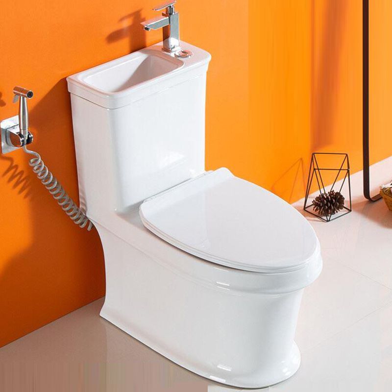 Modern Ceramic Flush Toilet Floor Mount Urine Toilet with Wash Basin for Washroom Clearhalo 'Bathroom Remodel & Bathroom Fixtures' 'Home Improvement' 'home_improvement' 'home_improvement_toilets' 'Toilets & Bidets' 'Toilets' 1200x1200_98e39654-9719-4b26-a716-c7c2feb64920