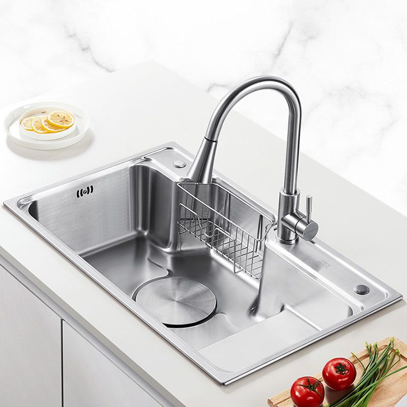 Rectangle Stainless Steel Kitchen Sink Double Basin Sink with Drain Assembly Clearhalo 'Home Improvement' 'home_improvement' 'home_improvement_kitchen_sinks' 'Kitchen Remodel & Kitchen Fixtures' 'Kitchen Sinks & Faucet Components' 'Kitchen Sinks' 'kitchen_sinks' 1200x1200_98f9ba20-03ce-4de8-8c71-96ffe882f74d