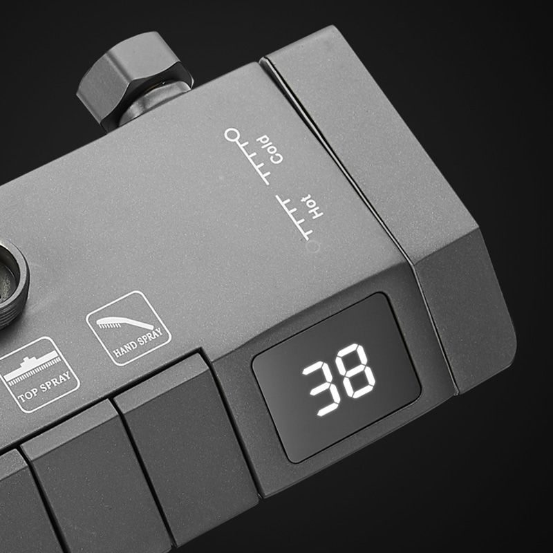 Modern Shower Set Adjustable Shower Head Slide Bar Wall Mounted Shower System Clearhalo 'Bathroom Remodel & Bathroom Fixtures' 'Home Improvement' 'home_improvement' 'home_improvement_shower_faucets' 'Shower Faucets & Systems' 'shower_faucets' 'Showers & Bathtubs Plumbing' 'Showers & Bathtubs' 1200x1200_98fa76dd-c82d-4da9-b244-6021db6b6c0e