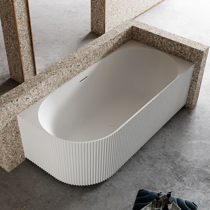 Back to Wall Soaking Bathtub Modern Acrylic Antique Finish Bath Tub Clearhalo 'Bathroom Remodel & Bathroom Fixtures' 'Bathtubs' 'Home Improvement' 'home_improvement' 'home_improvement_bathtubs' 'Showers & Bathtubs' 1200x1200_991481b5-4e3b-44fa-b26c-56c188e2f76e