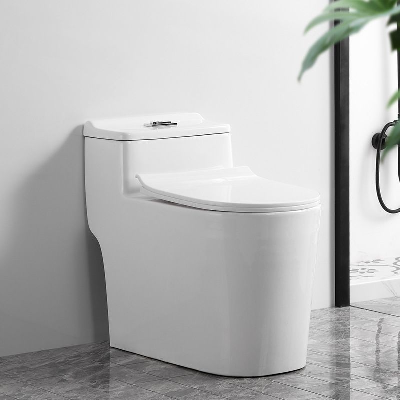 Modern Elongated Toilet Bowl Siphon Jet Flush Toilet with Seat for Bathroom Clearhalo 'Bathroom Remodel & Bathroom Fixtures' 'Home Improvement' 'home_improvement' 'home_improvement_toilets' 'Toilets & Bidets' 'Toilets' 1200x1200_991b7e55-0c13-473b-9ae1-464bb75f31da