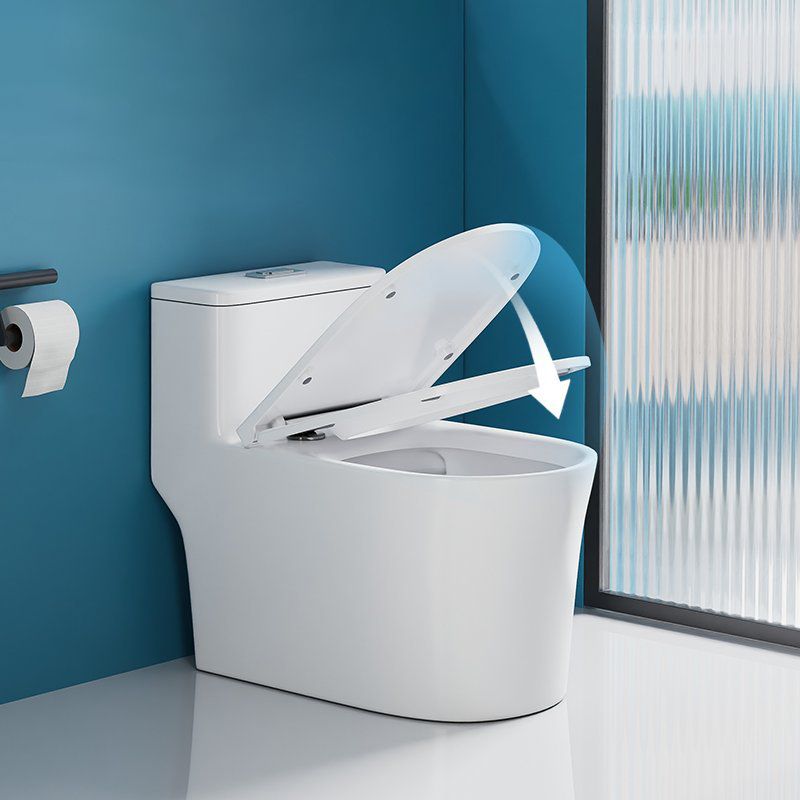 Glossy White Toilet with Glazed Surface Modern All-In-One Toilet Bowl Clearhalo 'Bathroom Remodel & Bathroom Fixtures' 'Home Improvement' 'home_improvement' 'home_improvement_toilets' 'Toilets & Bidets' 'Toilets' 1200x1200_991da40a-8d79-4941-9a93-0a475b716665